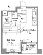 パークアクシス板橋 310 間取り図