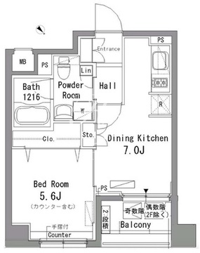 パークアクシス板橋 310 間取り図