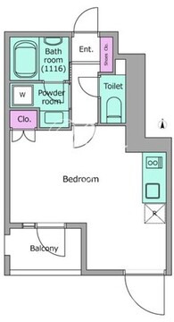 リヴ　アン　フルール 303 間取り図