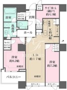 三田ガーデンヒルズ W-509 間取り図