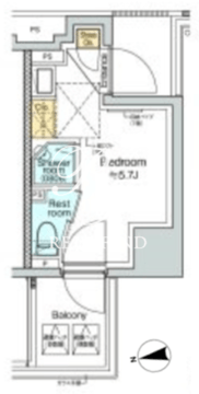 トモア品川中延 1113 間取り図