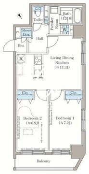 ステラテラス 610 間取り図