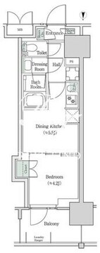 ブルックサイドレジデンス木場 537 間取り図