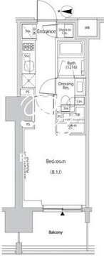 ザ・パークハビオ目白タワー 1002 間取り図