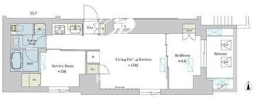 ブリリアイスト浅草 905 間取り図
