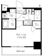 パークキューブ新板橋 1002 間取り図