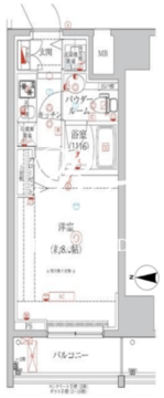 アルテシモクルセ 801 間取り図
