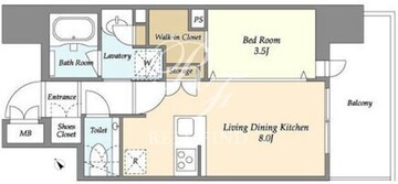 ライトテラス蔵前 902 間取り図