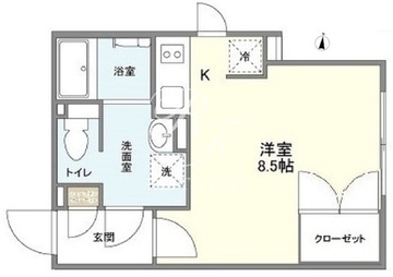 ラピスパーク四谷三丁目 202 間取り図