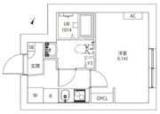 アクシアエムーシティ武蔵小山 402 間取り図