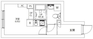 アクシアエムーシティ武蔵小山 209 間取り図