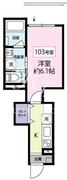 Y's中野本町 103 間取り図