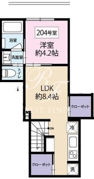 Y's中野本町 204 間取り図