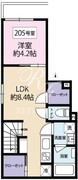 Y's中野本町 205 間取り図