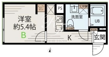 メゾンアッシュ大山 102 間取り図