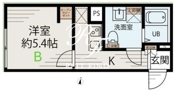 メゾンアッシュ大山 402 間取り図