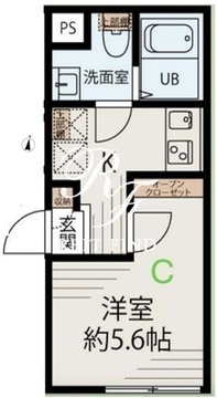 メゾンアッシュ大山 403 間取り図