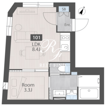 Nerima calme 301 間取り図