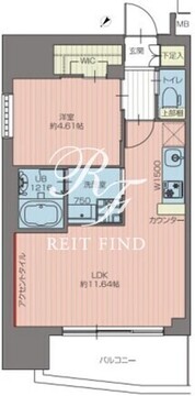 プレジオ池袋ノース 203 間取り図