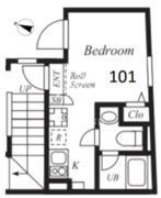 プラチナフォルム板橋本町1 101 間取り図