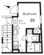 プラチナフォルム板橋本町1 201 間取り図