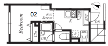 プラチナフォルム板橋本町1 202 間取り図
