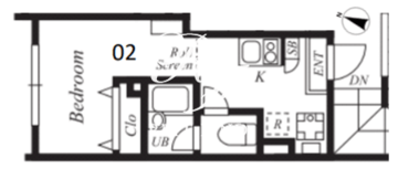 プラチナフォルム板橋本町1 402 間取り図