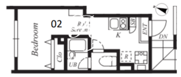 プラチナフォルム板橋本町1 502 間取り図
