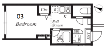 プラチナフォルム板橋本町1 203 間取り図