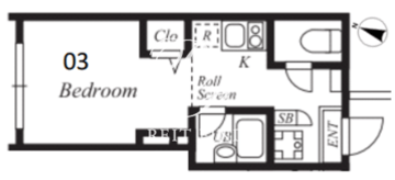 プラチナフォルム板橋本町1 303 間取り図