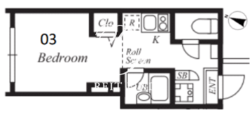 プラチナフォルム板橋本町1 403 間取り図