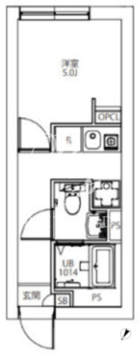 シティウォーク永福町 B103 間取り図