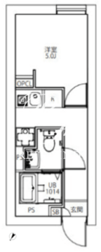 シティウォーク永福町 302 間取り図