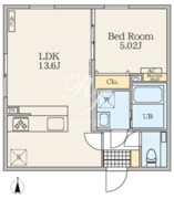 アリビス東日暮里 101 間取り図