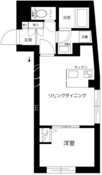 エスグランデ東中野 103 間取り図