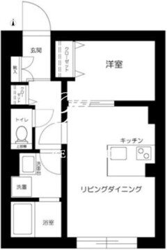 エスグランデ東中野 202 間取り図