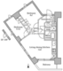 レジディア三軒茶屋 1002 間取り図
