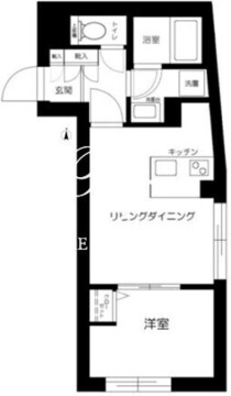 エスグランデ東中野 203 間取り図