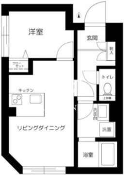 エスグランデ東中野 301 間取り図