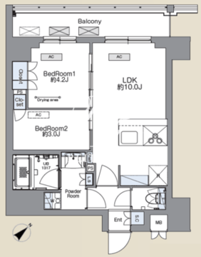 ＳＳ．ＦＬＡＴ平井 701 間取り図