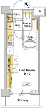 パークアクシス門前仲町テラス 226 間取り図