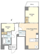 グランカーサ西葛西 601 間取り図
