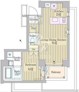ガーデン原宿 209 間取り図
