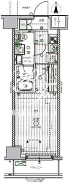 メインステージ東向島2 403 間取り図