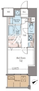 ＢｌｕＲｏｃｋ板橋 803 間取り図