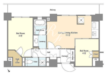 ウィルテラス滝野川 307 間取り図