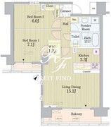 プライムアーバン東中野コート 810 間取り図