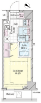 シェル品川戸越 220 間取り図