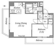 ルクレ上北沢ルネサンスコート 606 間取り図