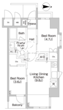 プライムアーバン池袋 310 間取り図
